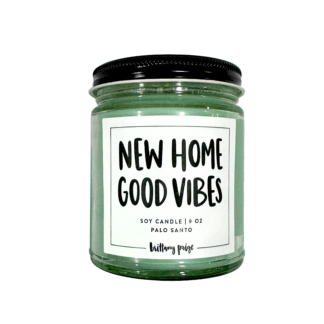 New Home Good Vibes Candle