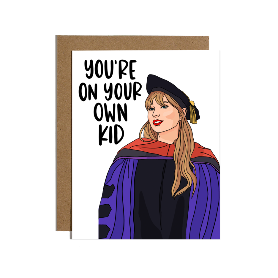 On Your Own Graduation Card