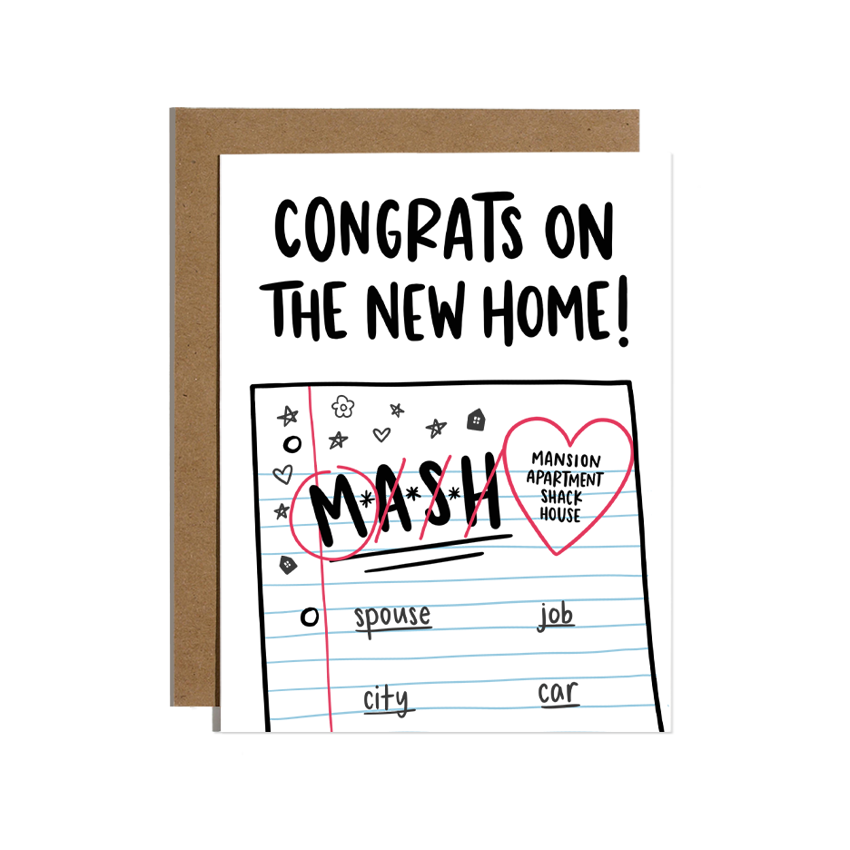 Mash New Home Card