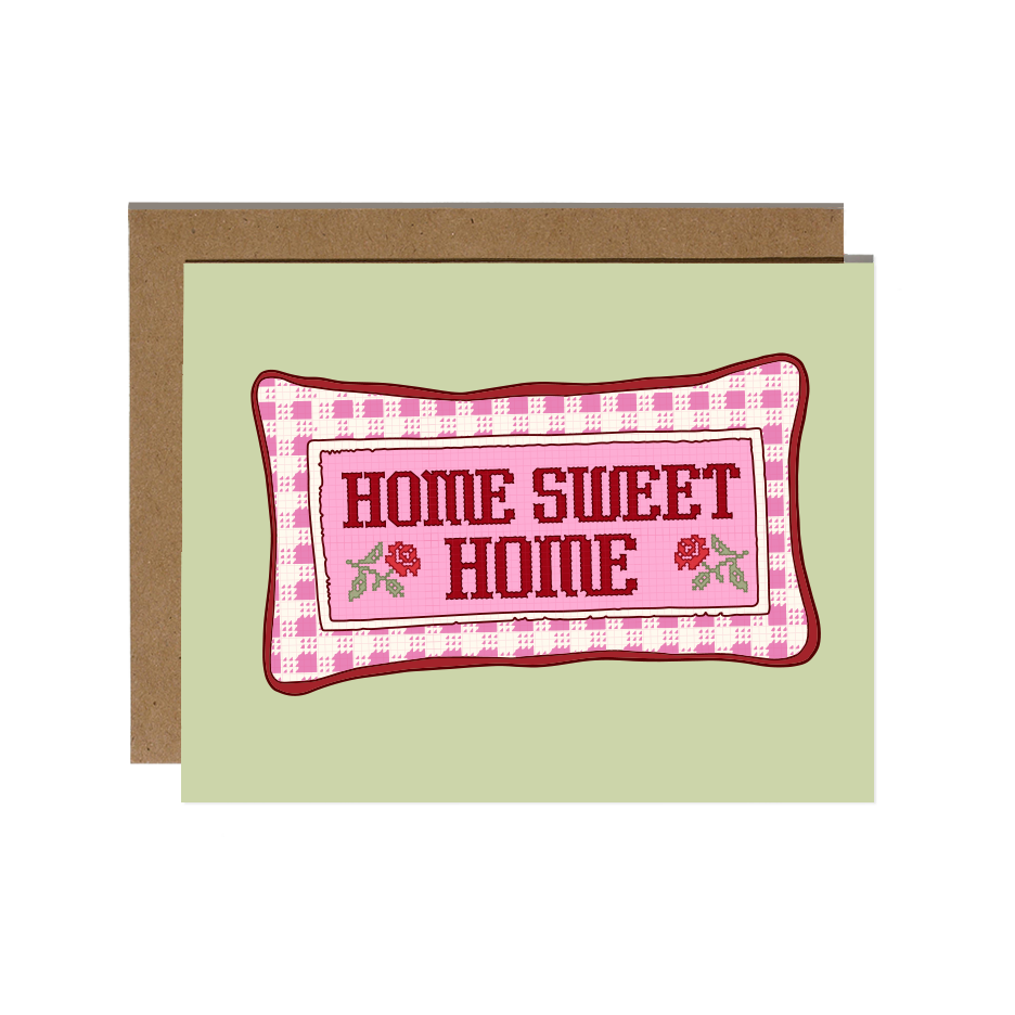 Home Sweet Home Pillow Card