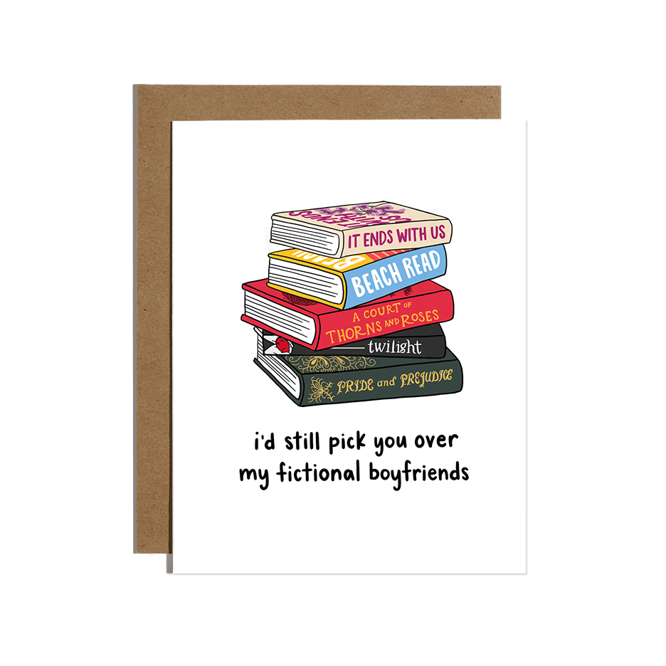 Fictional Boyfriends Love Card