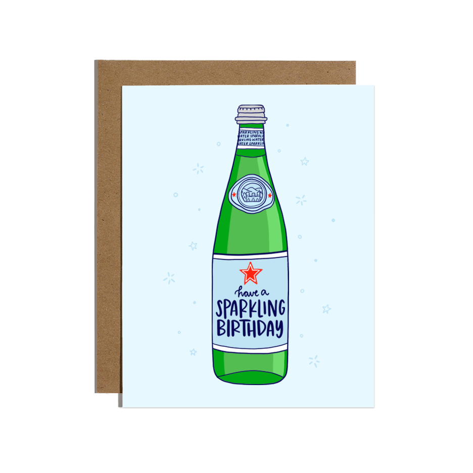 Seltzer Water Have A Sparkling Birthday Card