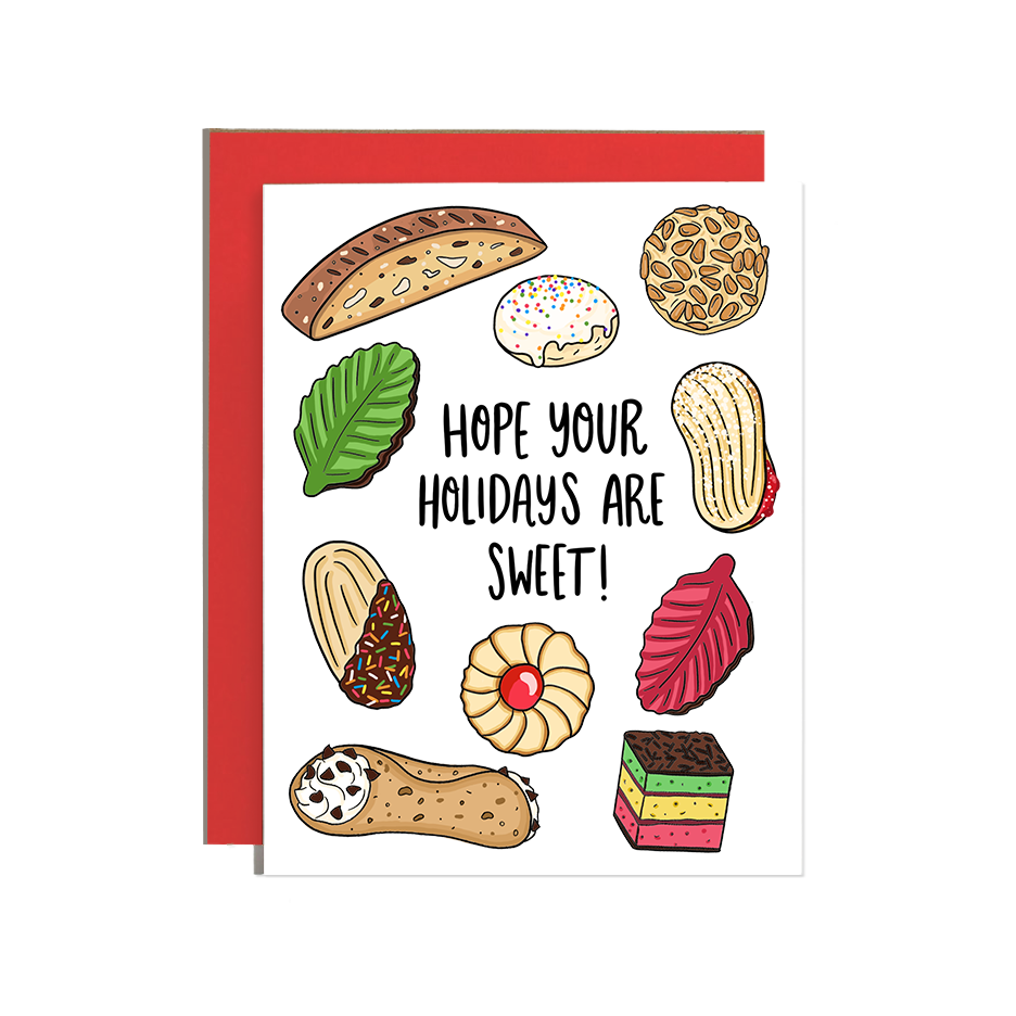 Italian Cookies & Desserts Holiday Card