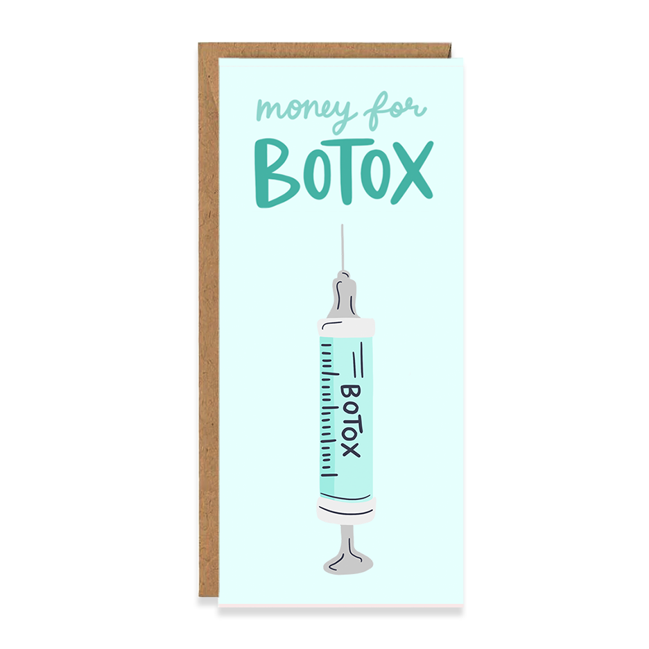 Money for Botox Money Holder Card
