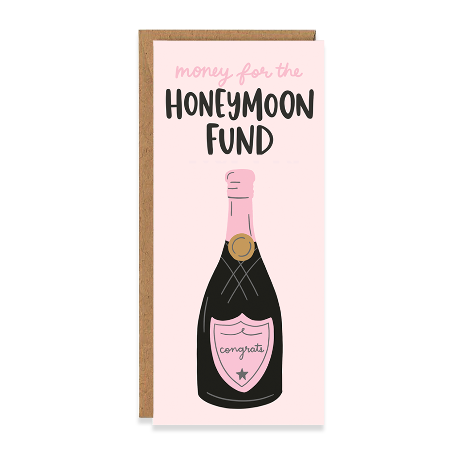 Money For The Honeymoon Money Holder Card