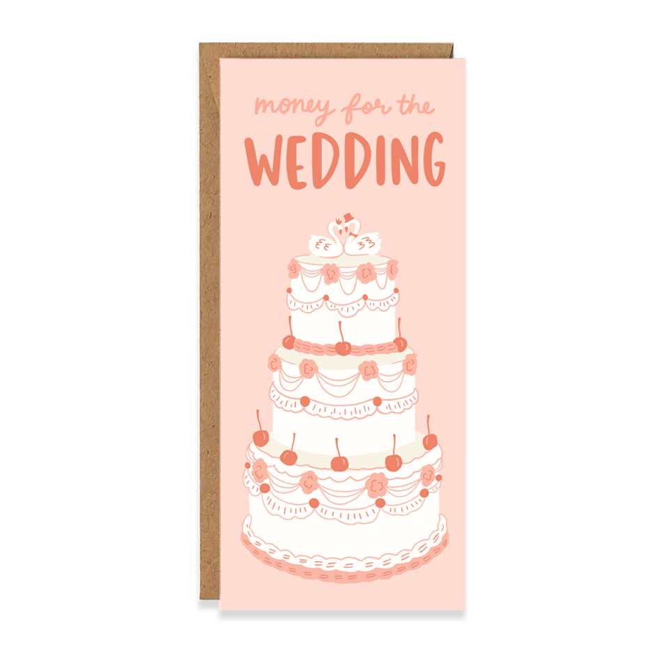 Money for The Wedding Money Holder Card