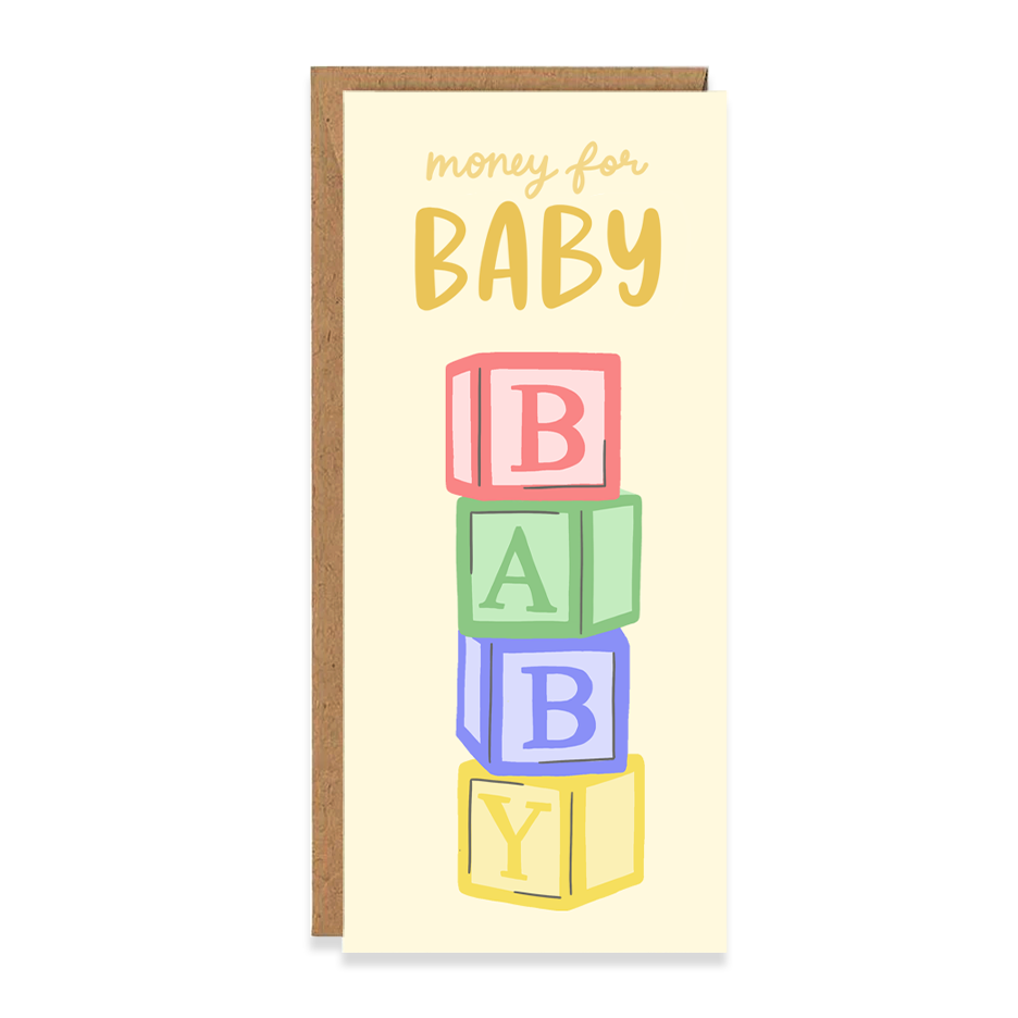 Money for Baby Money Holder Card