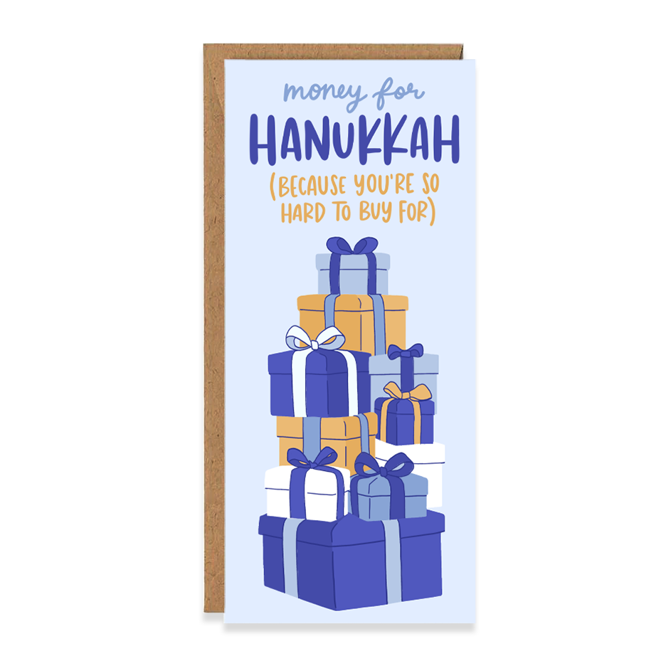 Money for Hanukkah Money Holder Card