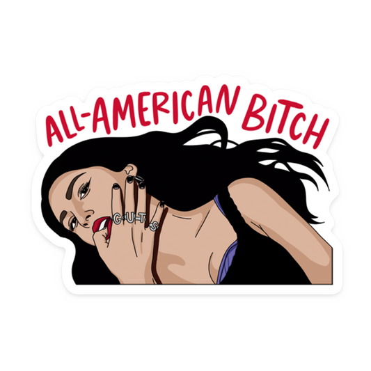 All-American Bitch Sticker