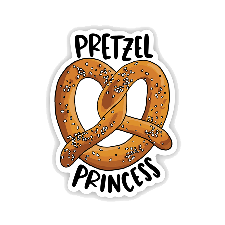 Pretzel Princess Sticker