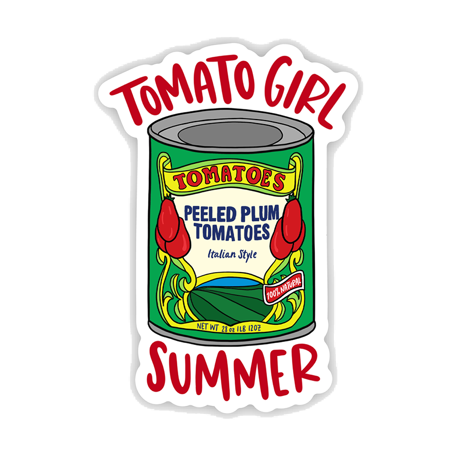 Tomato Girl Summer Sticker