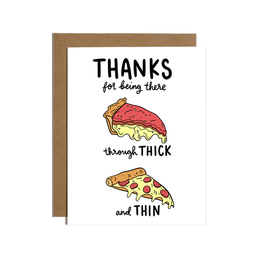 Thank You Pizza Card
