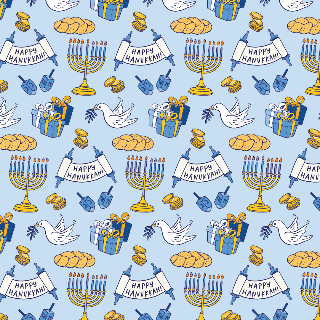 Happy Hanukkah Wrapping Paper