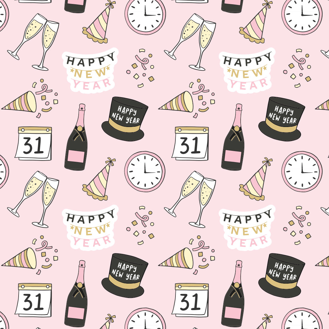 New Years Wrapping Paper