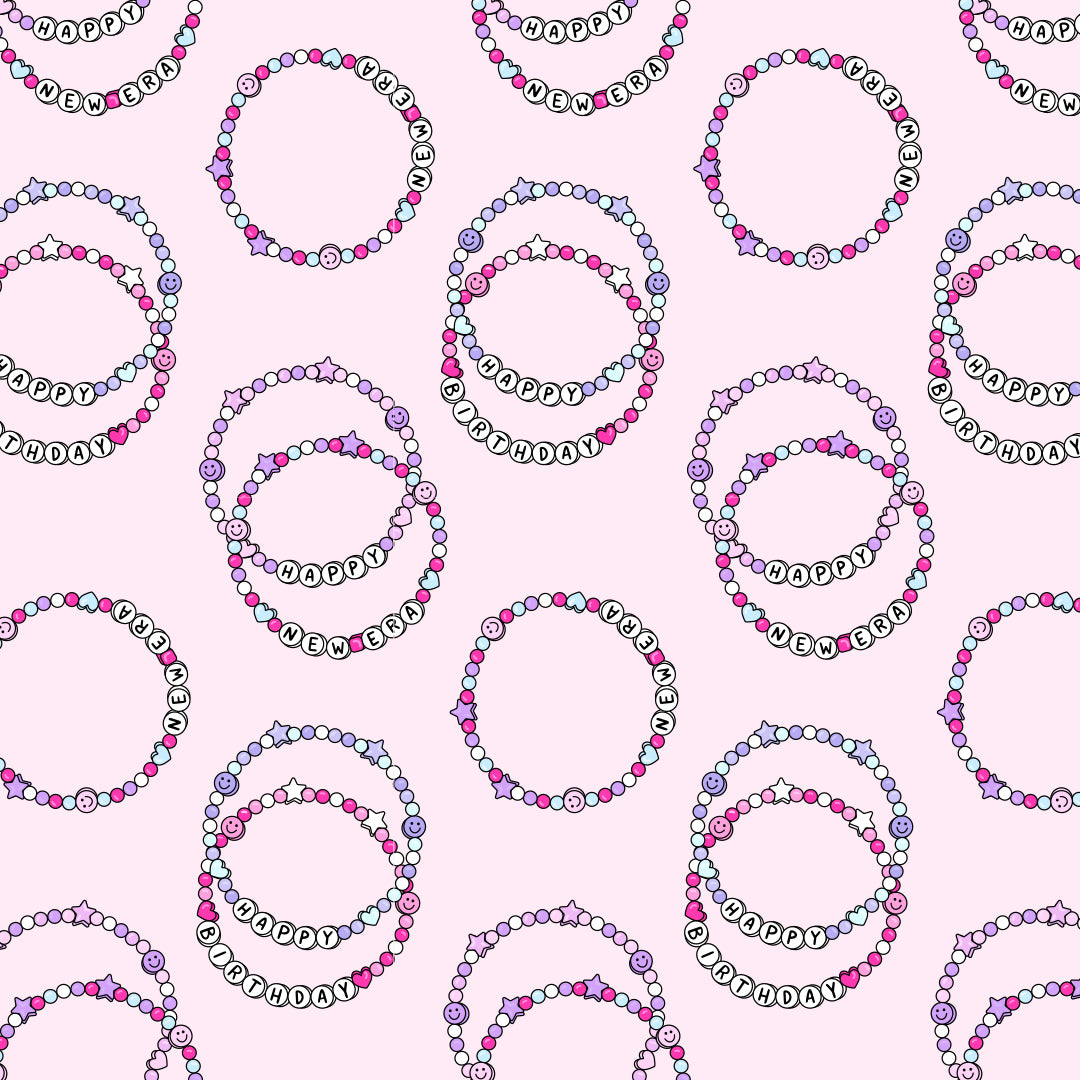 Birthday Friendship Bracelets Wrapping Paper
