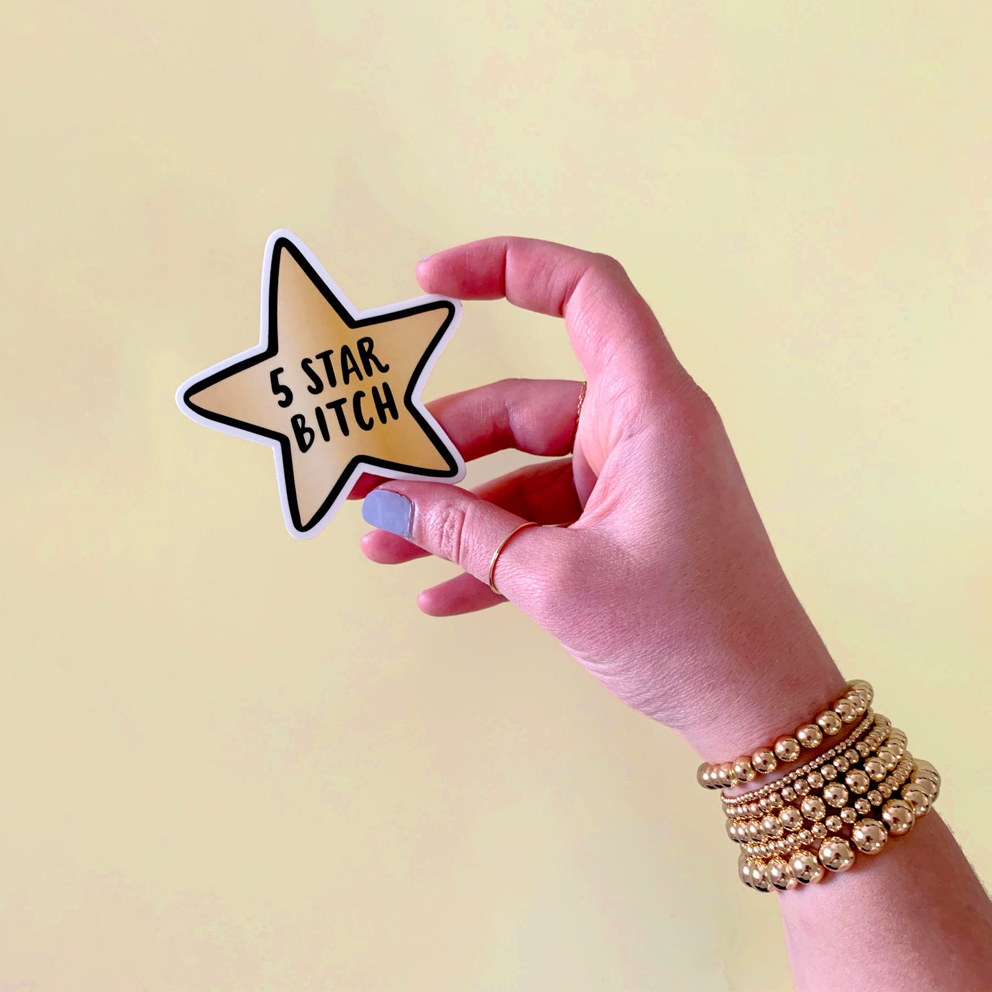 5 Star Bitch Sticker