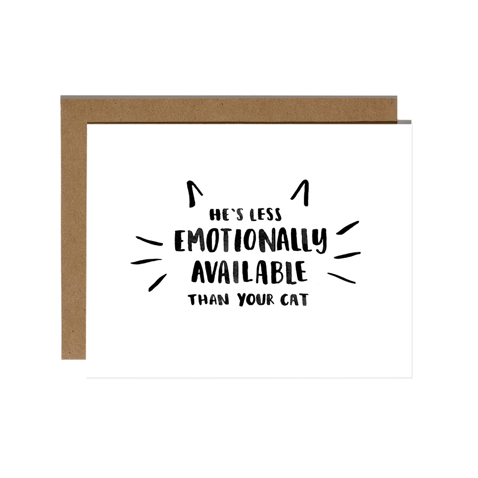 Emotional Cat Card