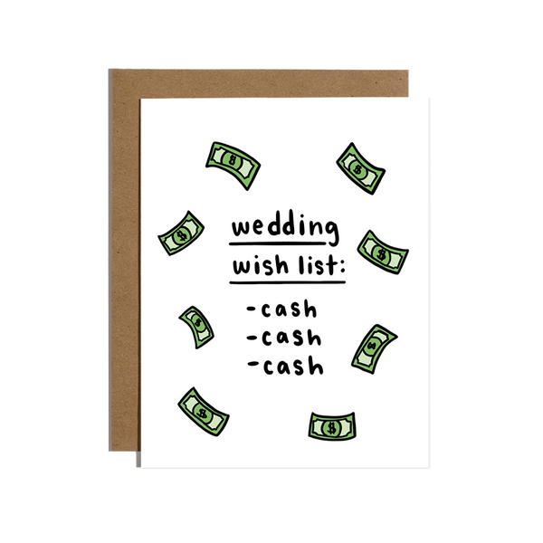 Wedding Wish List Card Brittany Paige