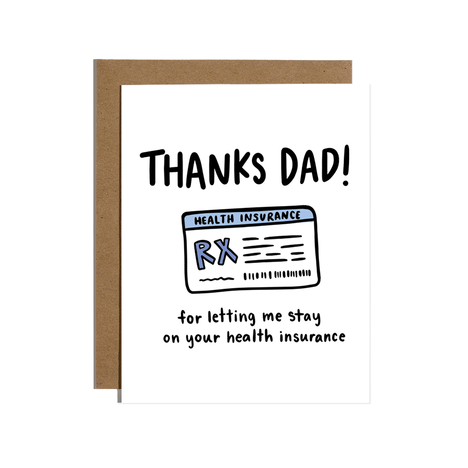 Dad Health Insurance Card