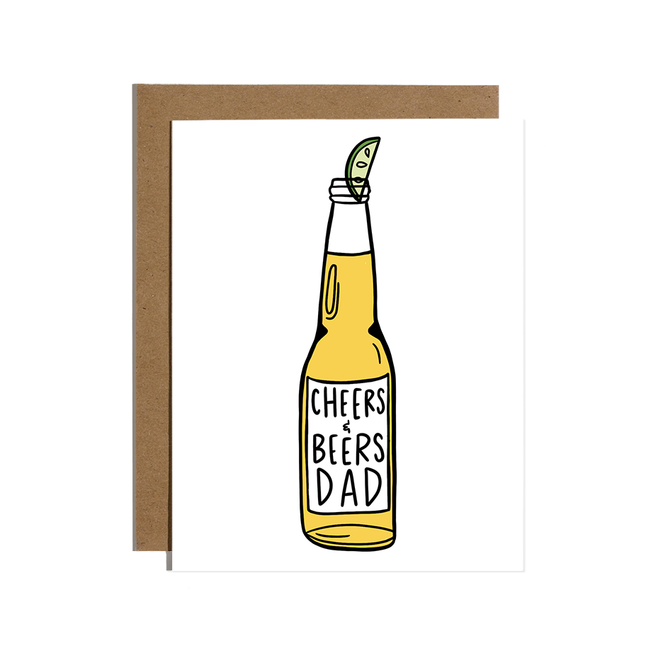 Cheers and Beers Dad Card
