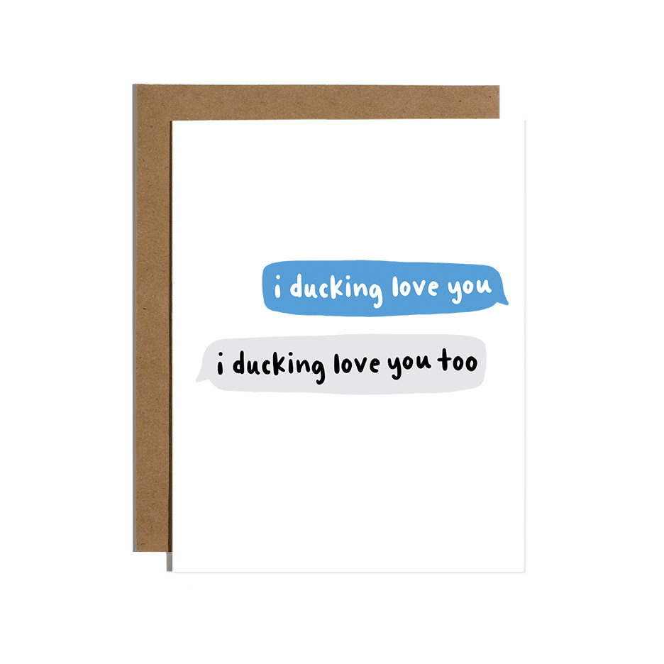 Ducking Love You Card
