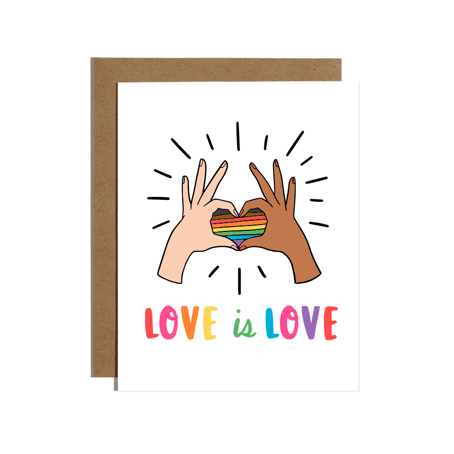 Love is Love Pride Card