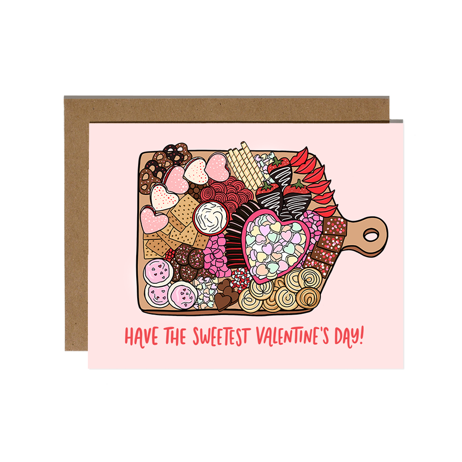 Charcuterie Board Valentine's Day Card - Funny Valentine's Day Card for  Cheese Lover - Digital Draw — Slate & Brush Design Studio