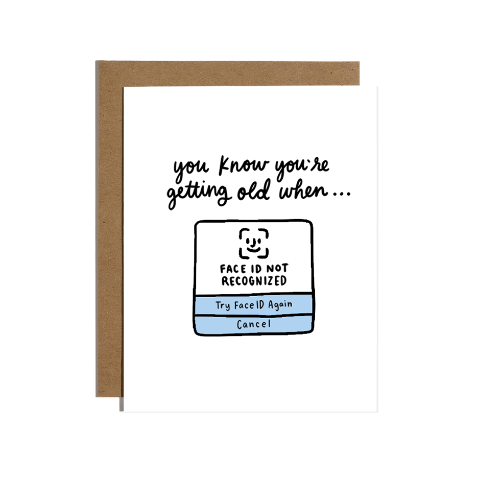 Face ID Birthday Card