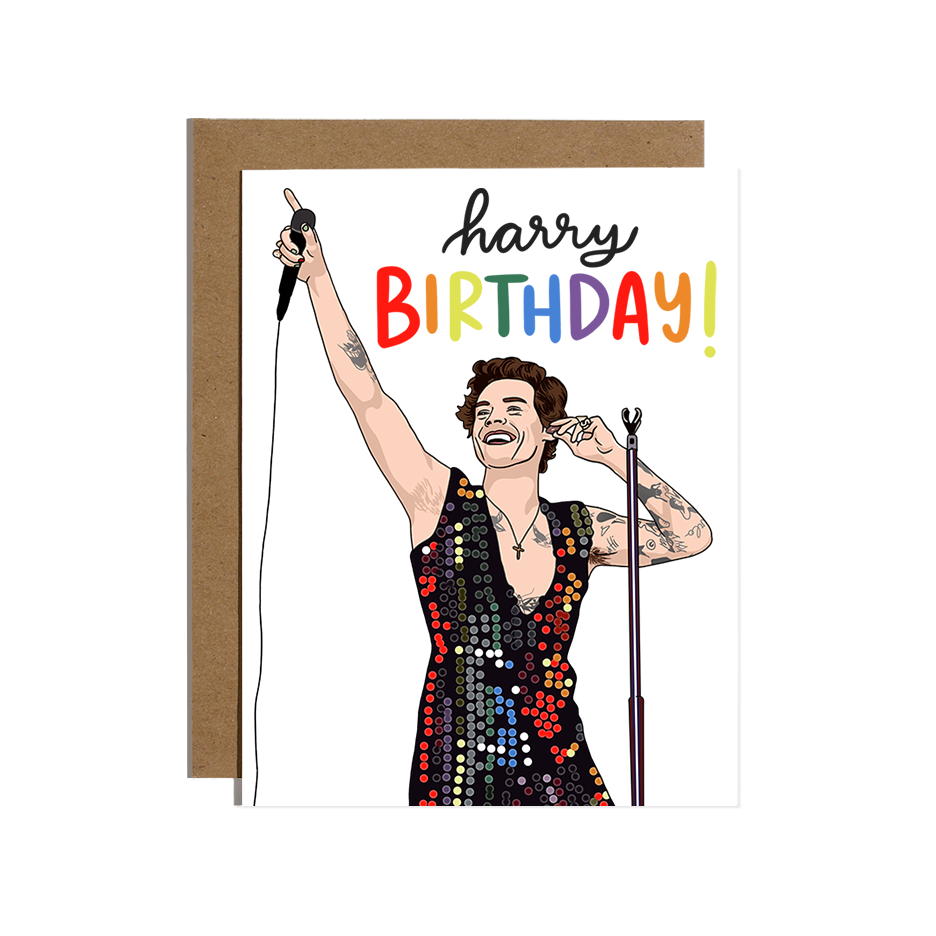 Golden Birthday Card