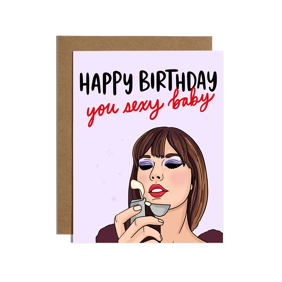 Sexy Baby Birthday Card