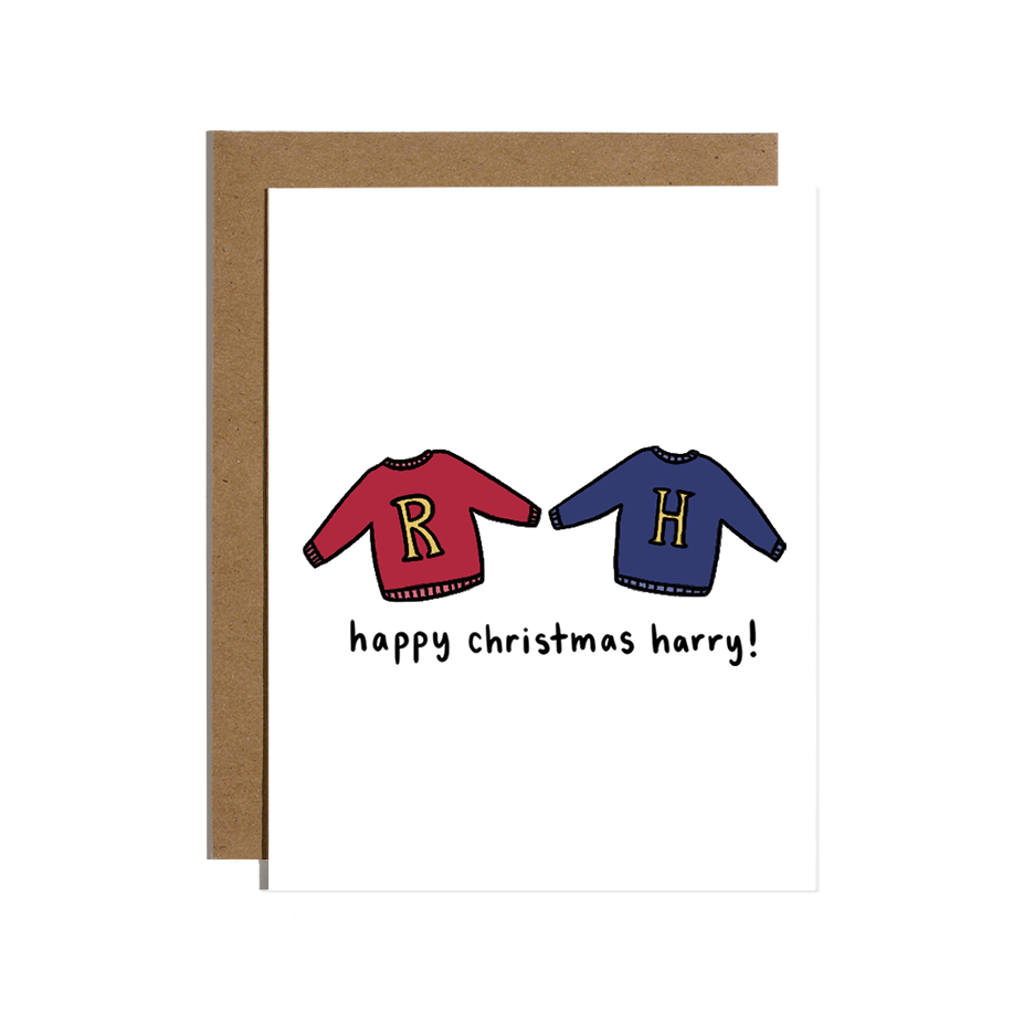 Happy Christmas Sweaters Holiday Card