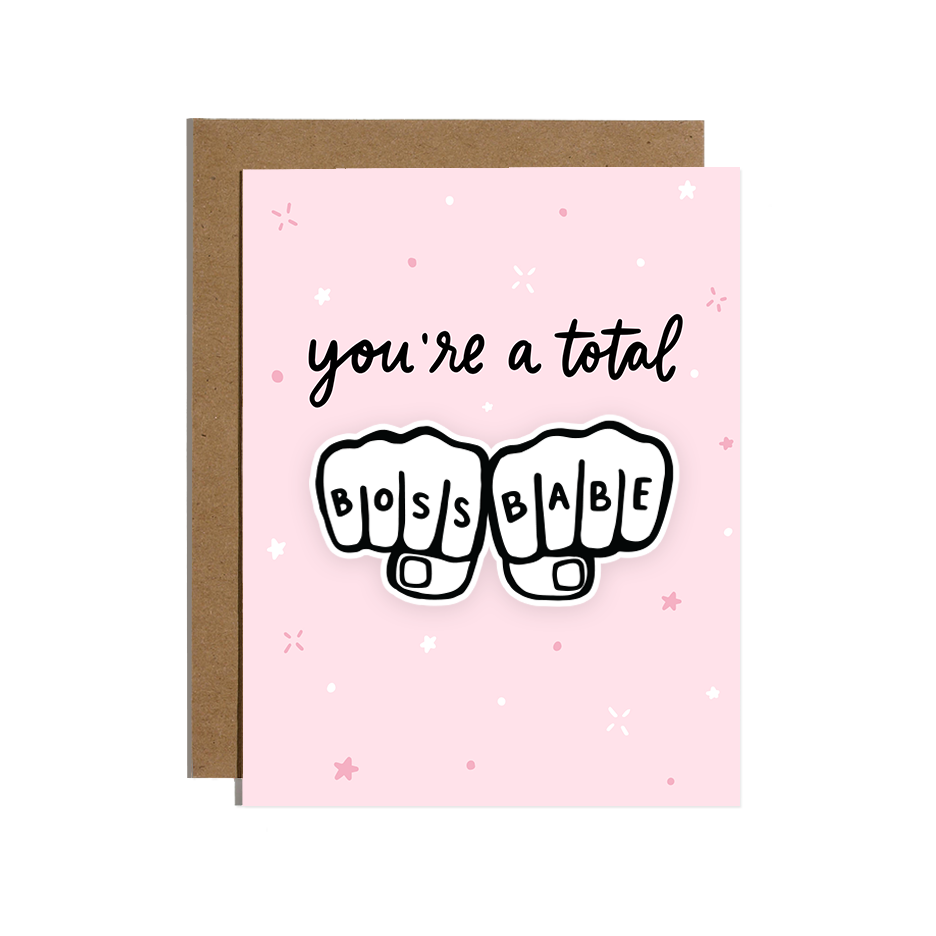 Boss Babe Sticker Card
