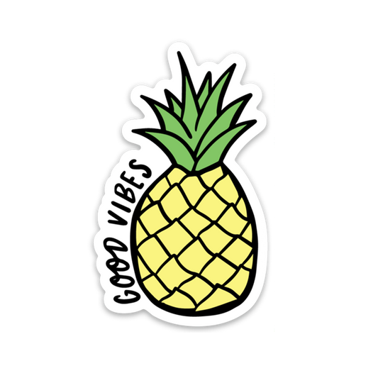 Pineapple Good Vibes Sticker