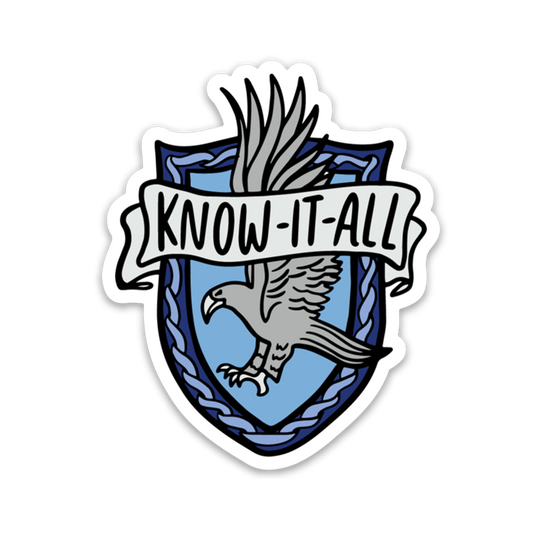 Know-It-All Sticker