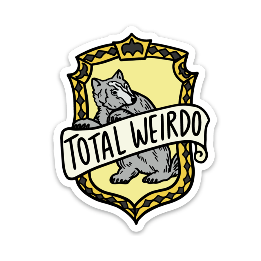 Total Weirdo Sticker