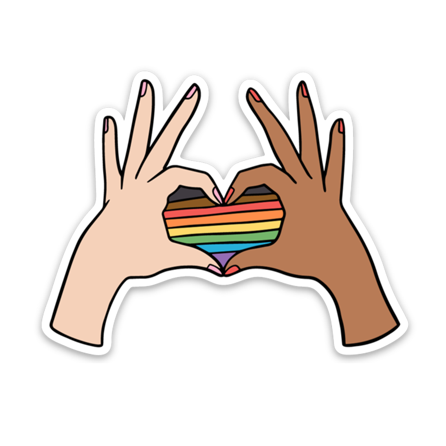 Pride Heart Sticker – Brittany Paige