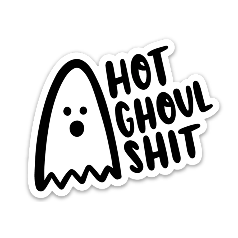 Hot Ghoul Shit Ghost Sticker