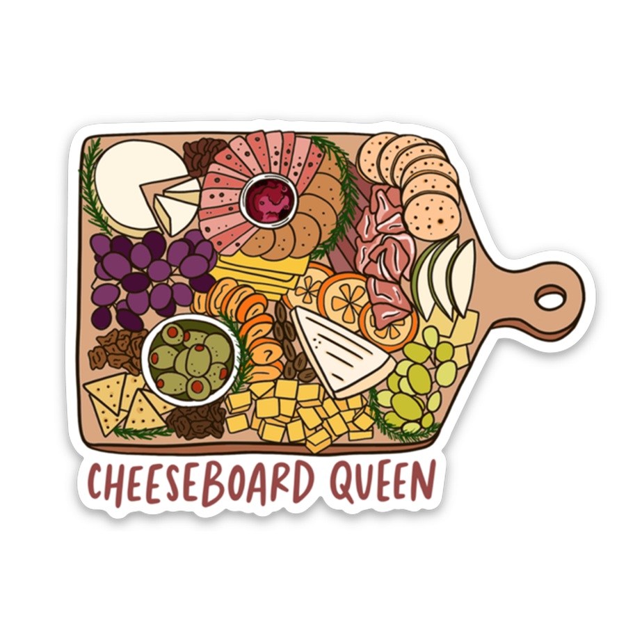 Cheeseboard Queen Charcuterie Sticker