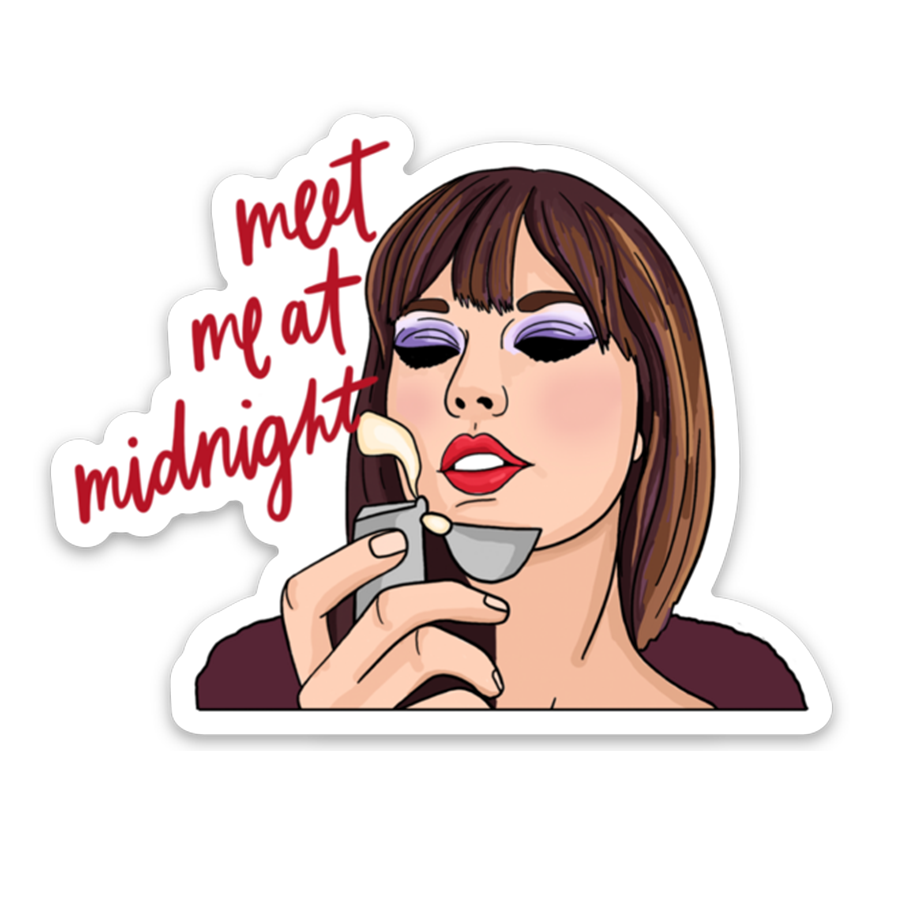 Meet Me At Midnight Sticker