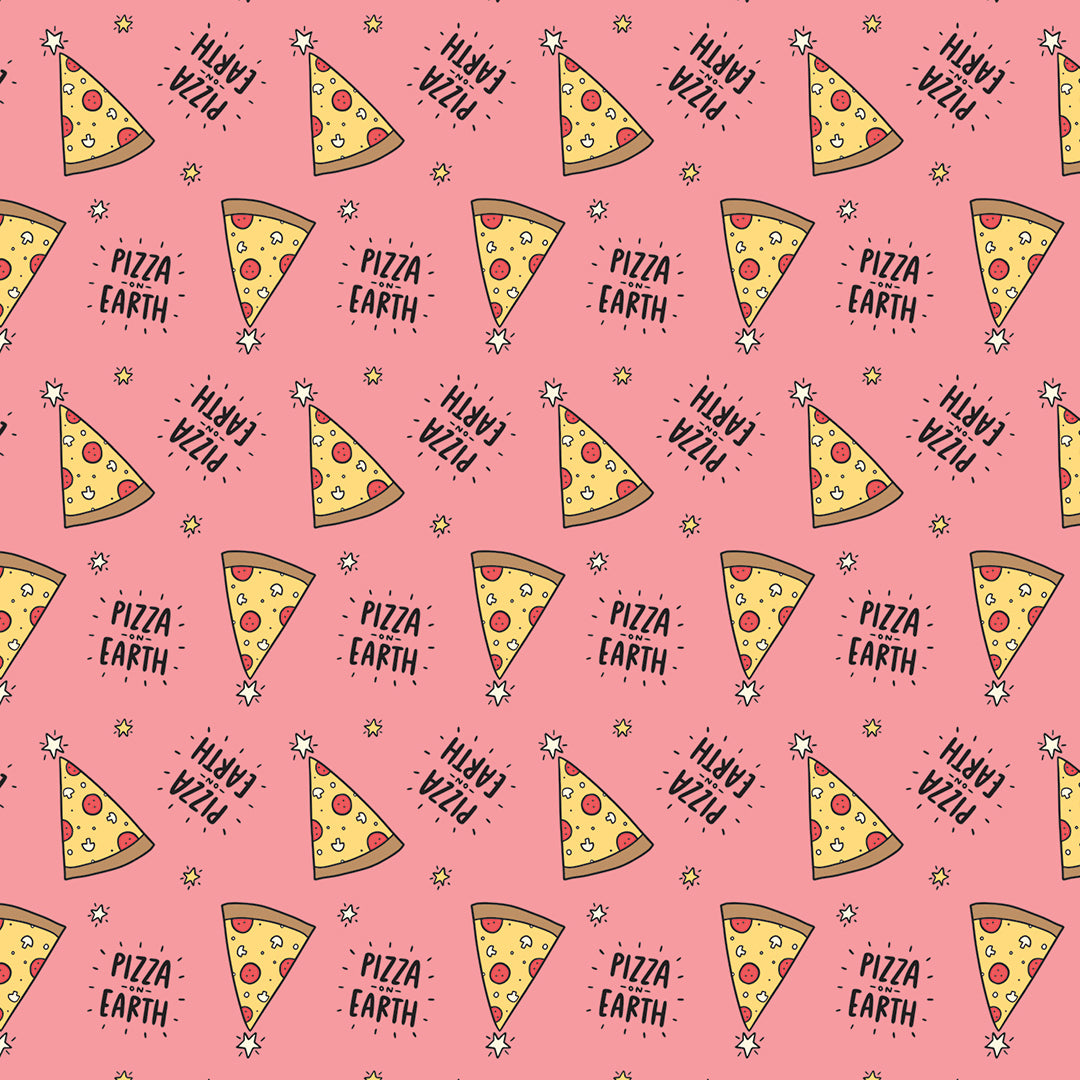 Pizza on Earth Christmas Wrapping Paper