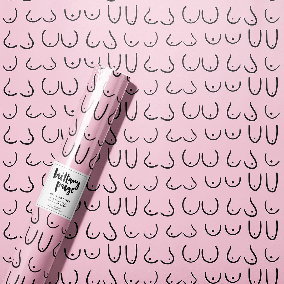 Boobs Wrapping Paper