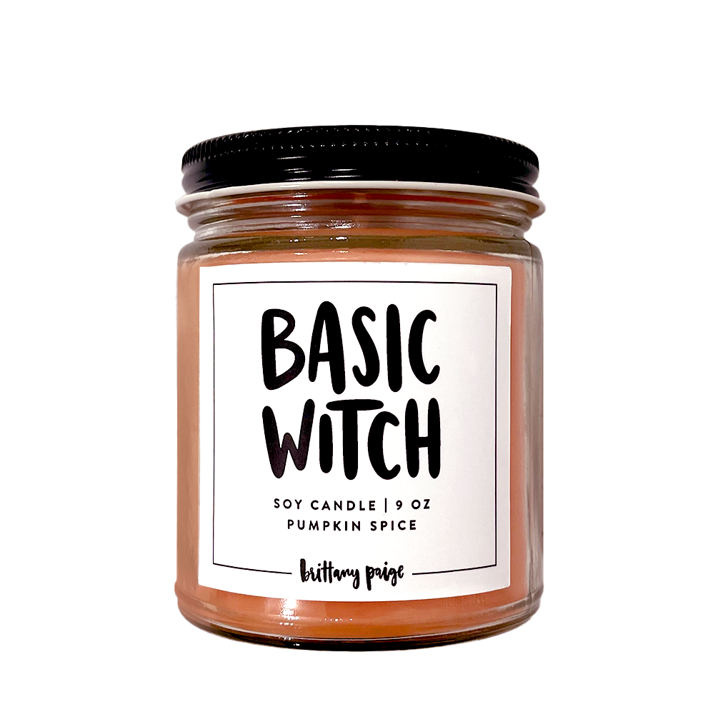 Basic Witch Pumpkin Candle