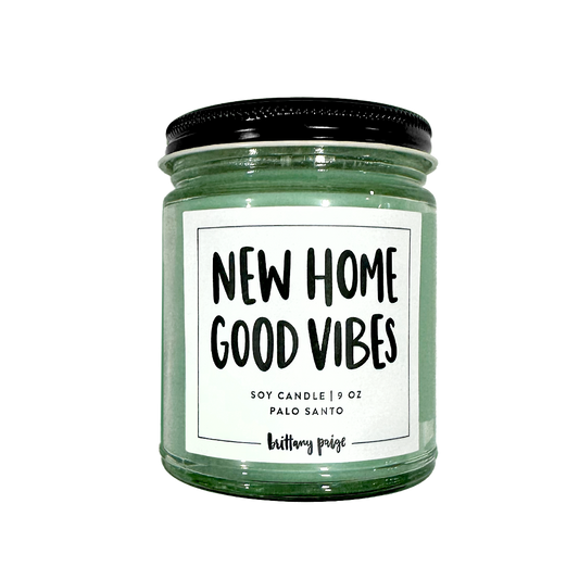 New Home Good Vibes Candle