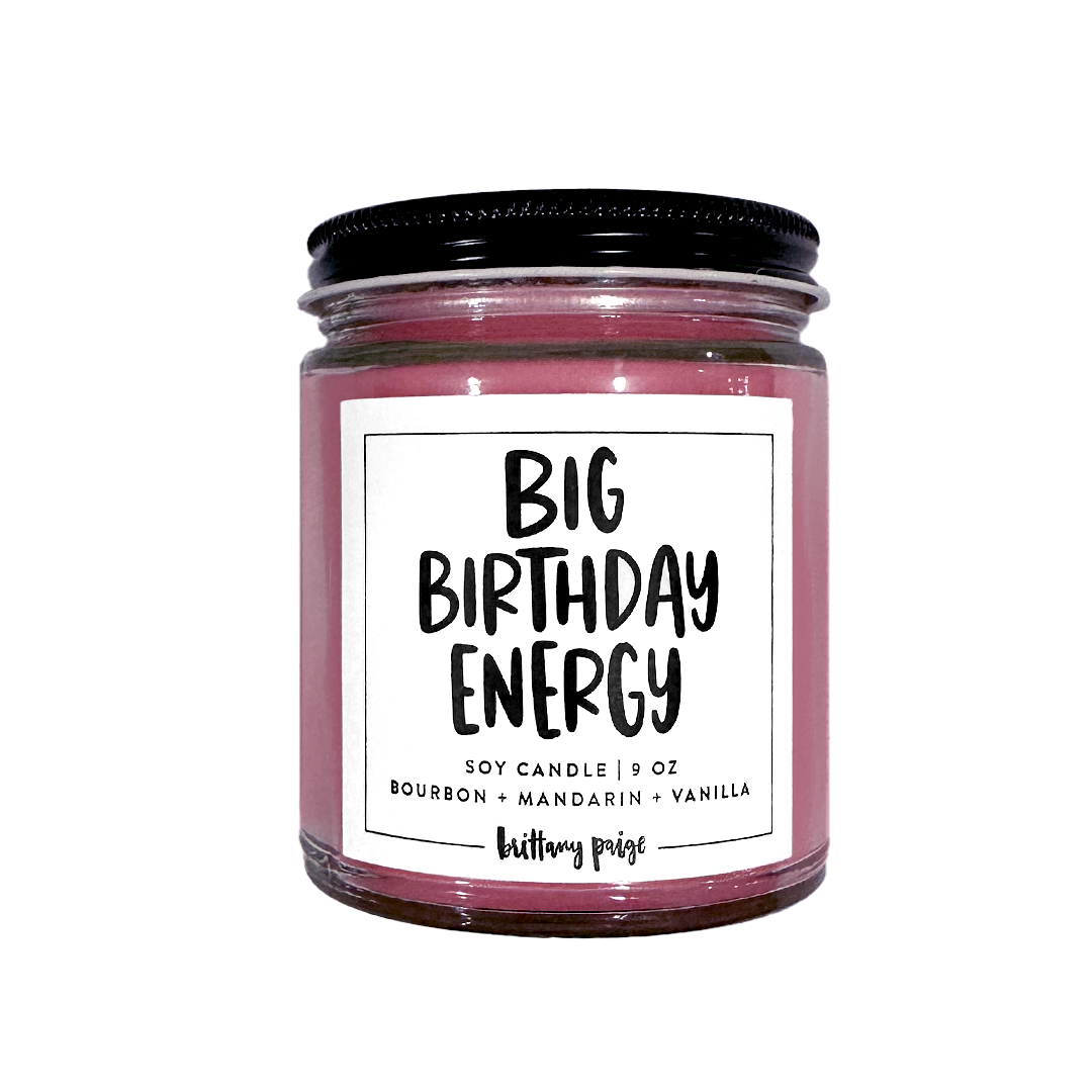 Big Birthday Energy Candle