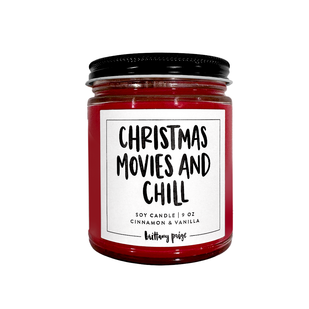Christmas Movies & Chill Candle