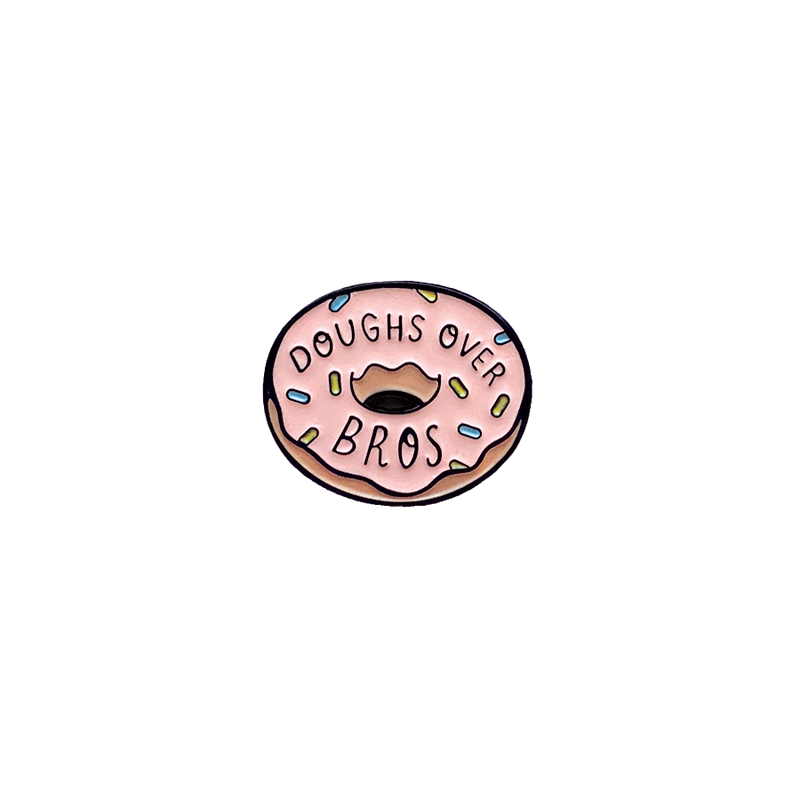Doughs Over Bros Enamel Pin