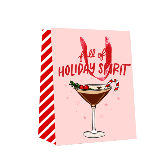 Full of Holiday Spirit Espresso Martini Christmas Gift Bag