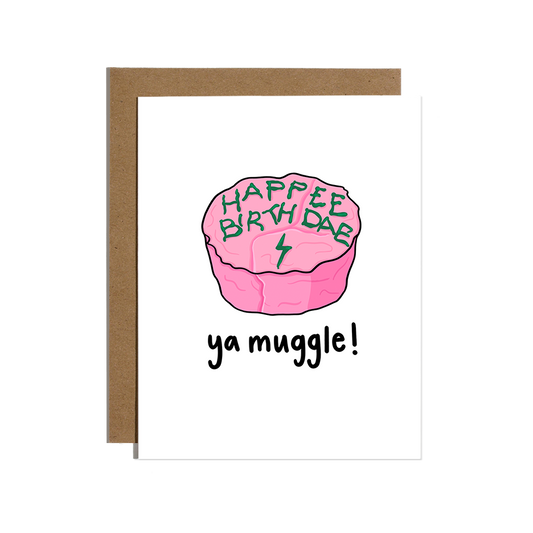 Happy Birthdae Ya Muggle Card