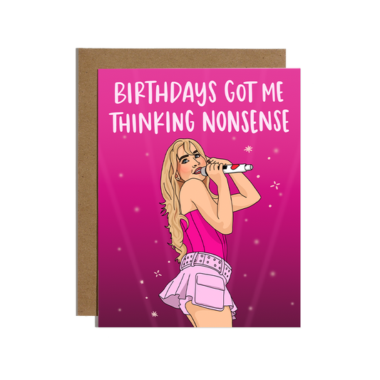 Nonsense Birthday Card