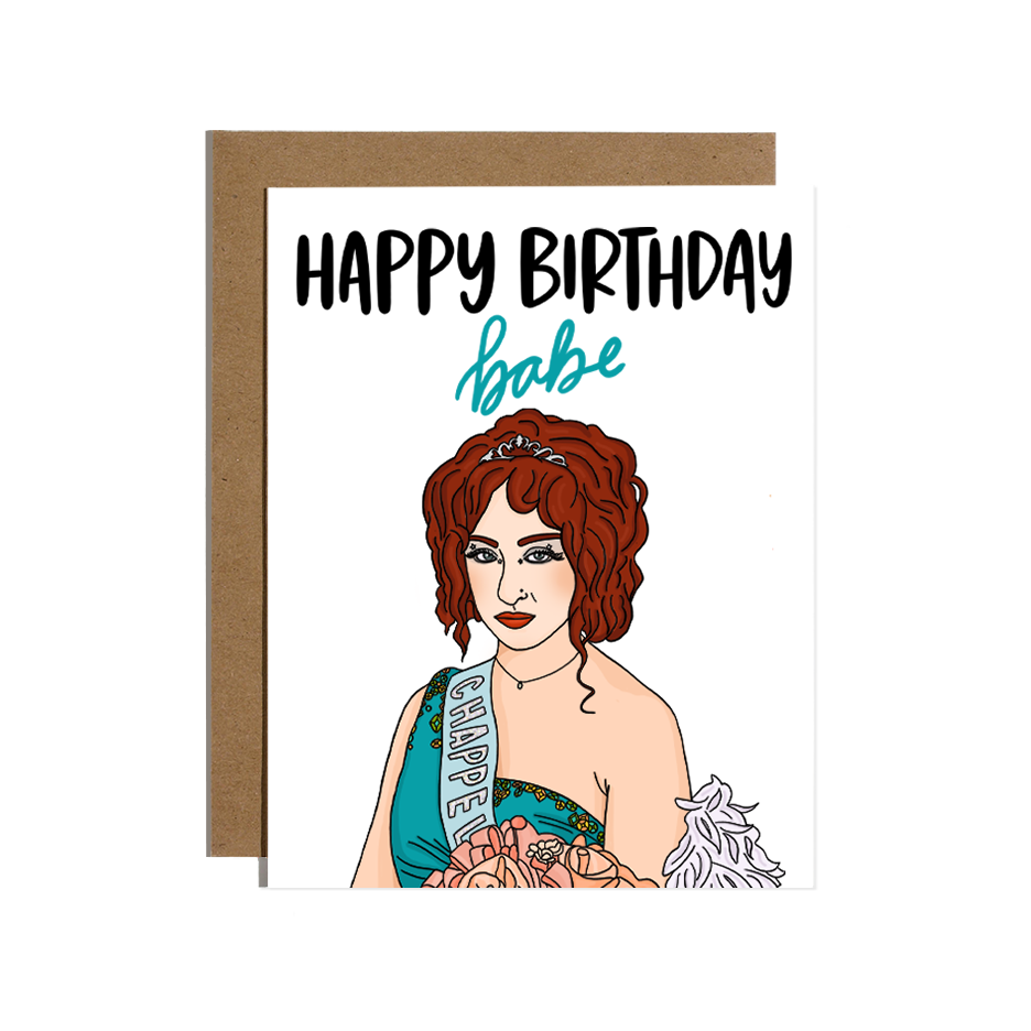 Happy Birthday Babe Card